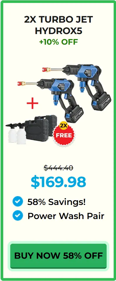 HydroX5 Power Washer package price 